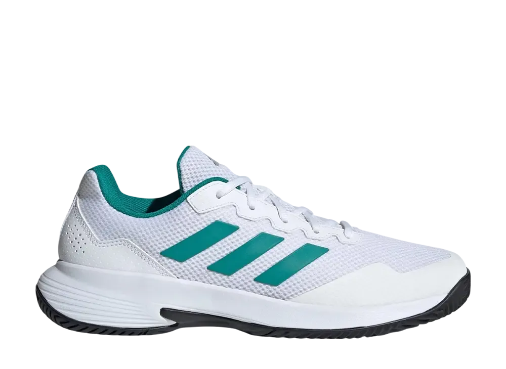 アディダス ゲームコート2.0 テニス "クラウドホワイト/ピュアティール/コアブラック"