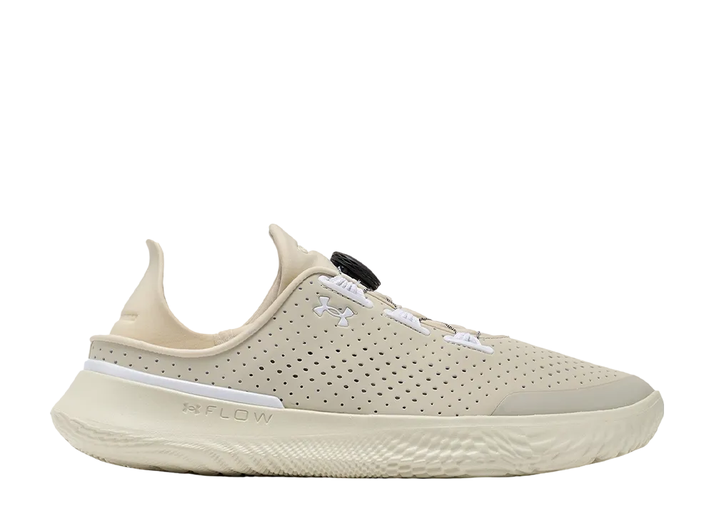 アンダーアーマー UAフロー スリップスピード トレーナー ヌバック "カーキベース/ホワイト"