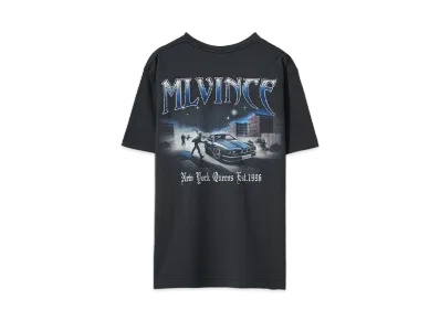 MLVINCE MLV MORTORS S/S TEE "WASHED BLACK"