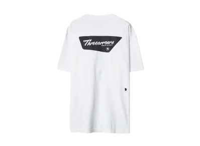 RATS THREE ARROWS TEE "WHITE x BLACK"