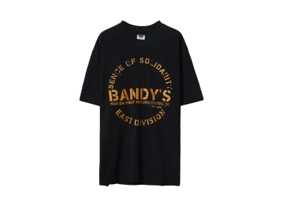 RATS STAMP LOGO TEE "BLACK"