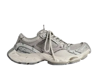 バレンシアガ ステープラー スニーカー "ベージュ/グレー"