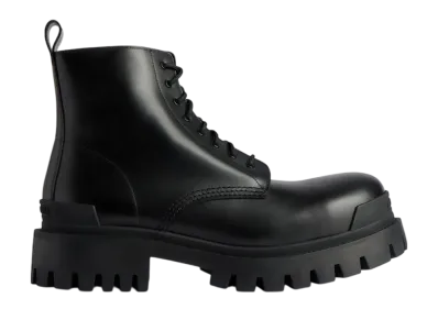 バレンシアガ ストライク レースアップ ブーツ "ブラック"