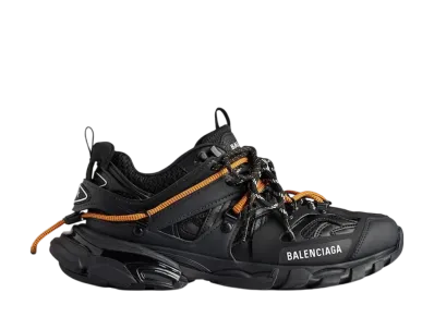 バレンシアガ トラック トレイル レース スニーカー "ブラック/タンジェリン"