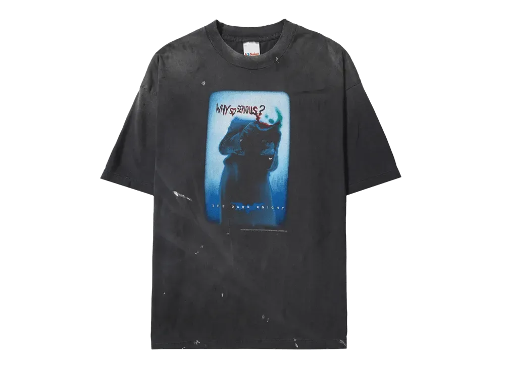 SAINT Mxxxxxx x Batman BTM_SS Tee_Lip "Black"