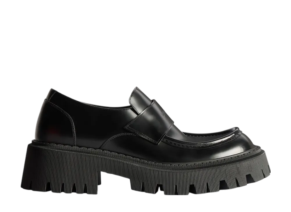 バレンシアガ トラクター ローファー "ブラック"