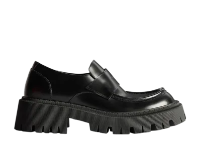 バレンシアガ トラクター ローファー "ブラック"