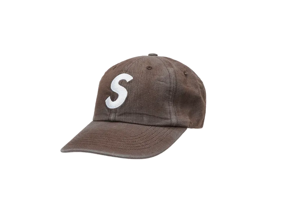 Supreme Cordura Denim S Logo 6-Panel "Brown"