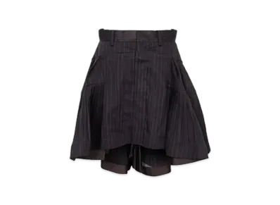 sacai High Twist Voile Skirt "Black"