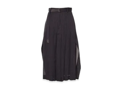 sacai High Twist Voile Skirt "Black"