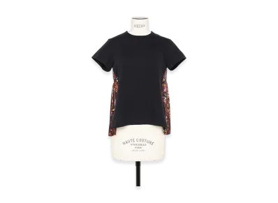 sacai Car Race / Tropical Print T-Shirt "Bordeaux"