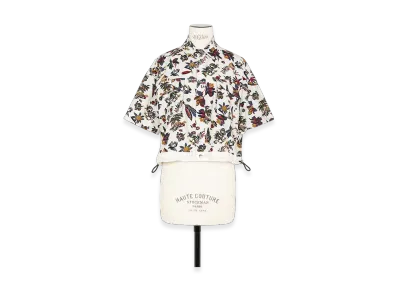 sacai Car Race / Tropical Print Shirt "Ivory"