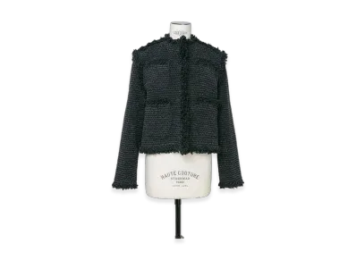 sacai Punching Denim Jacket "Black"