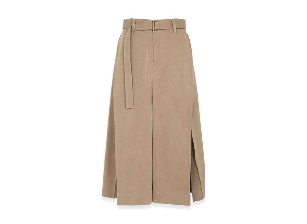 sacai Denim Mix Skirt "Beige"