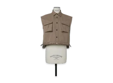 sacai Denim Mix Shirt "Beige"