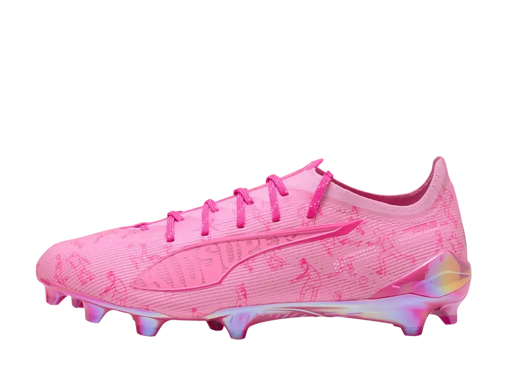 キッドスーパー × プーマ ウルトラ5 アルティメイト FG/AG "ピンクライラック/ファストピンク/ラヴィッシュ"