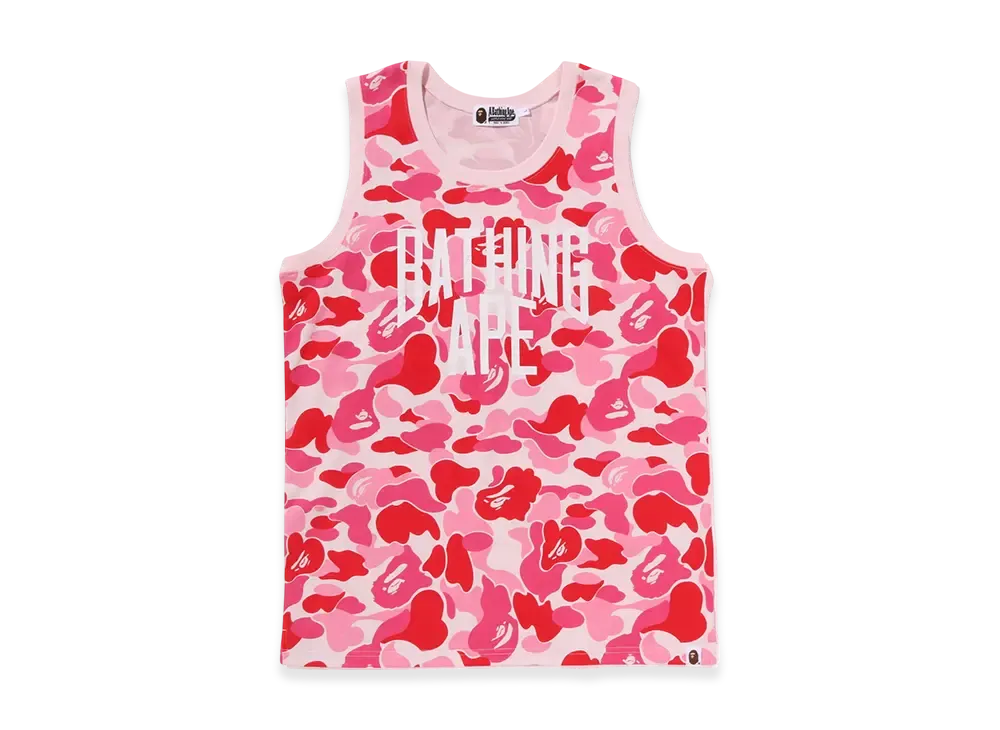 A BATHING APE ABC Camo NYC Logo Tank Top "Pink"