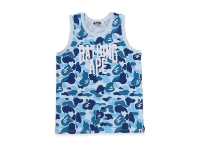 A BATHING APE ABC Camo NYC Logo Tank Top "Blue"