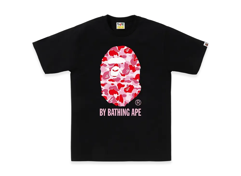 A BATHING APE ABC Camo By Bathing Ape Tee "Black/Pink"