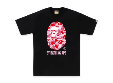 A BATHING APE ABC Camo By Bathing Ape Tee "Black/Pink"