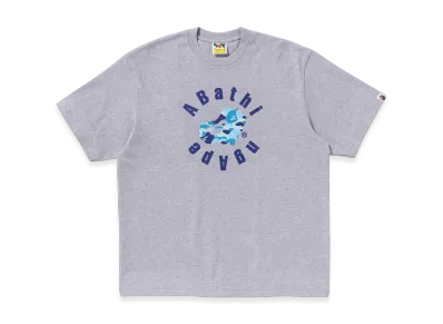 A BATHING APE ABC Camo Heart Ape Relaxed Fit Tee "Gray"