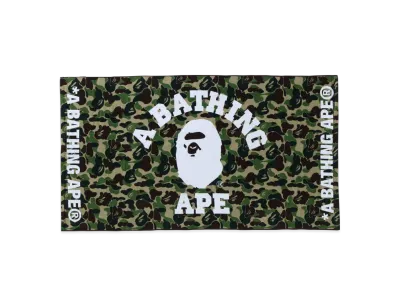A BATHING APE ABC Camo Beach Towel "Green"