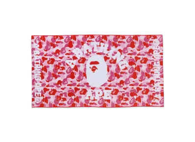 A BATHING APE ABC Camo Beach Towel "Pink"