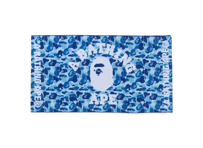 A BATHING APE ABC Camo Beach Towel "Blue"
