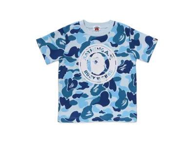 A BATHING APE ABC Camo Busy Works Tee Kids "Blue"