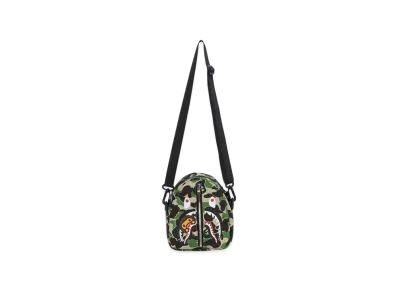 A BATHING APE ABC Camo Milo Shark Mini Shoulder Bag Kids "Green"