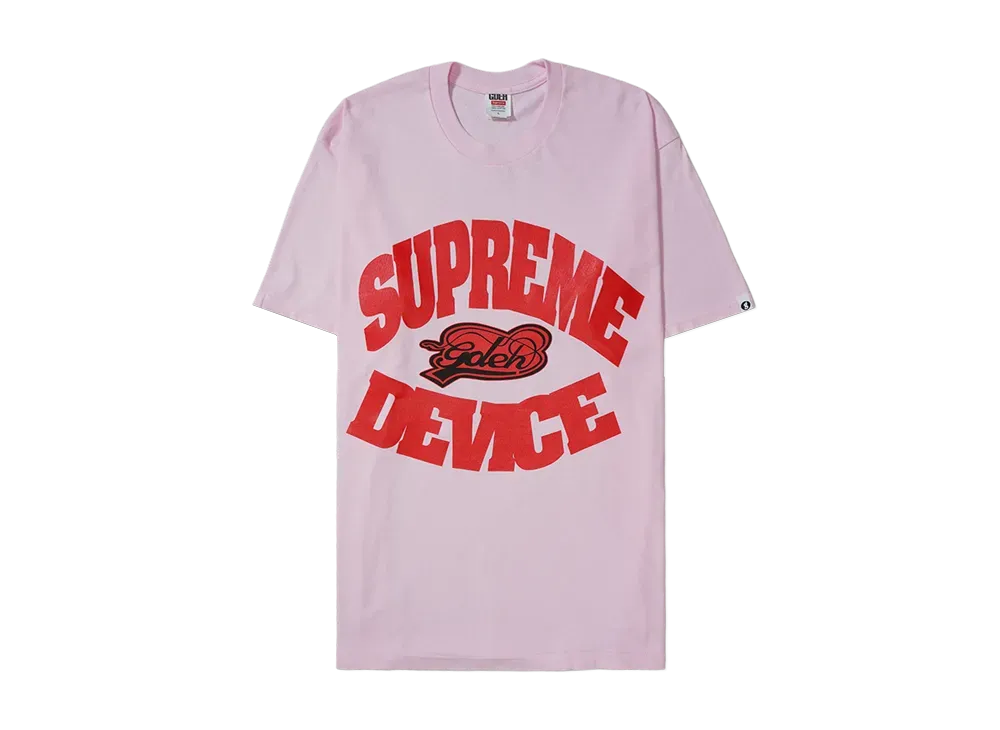 Supreme x GOODENOUGH Device Tee "Light Pink"