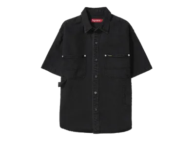 Supreme Loose Fit S/S Denim Painter Shirt "Black"
