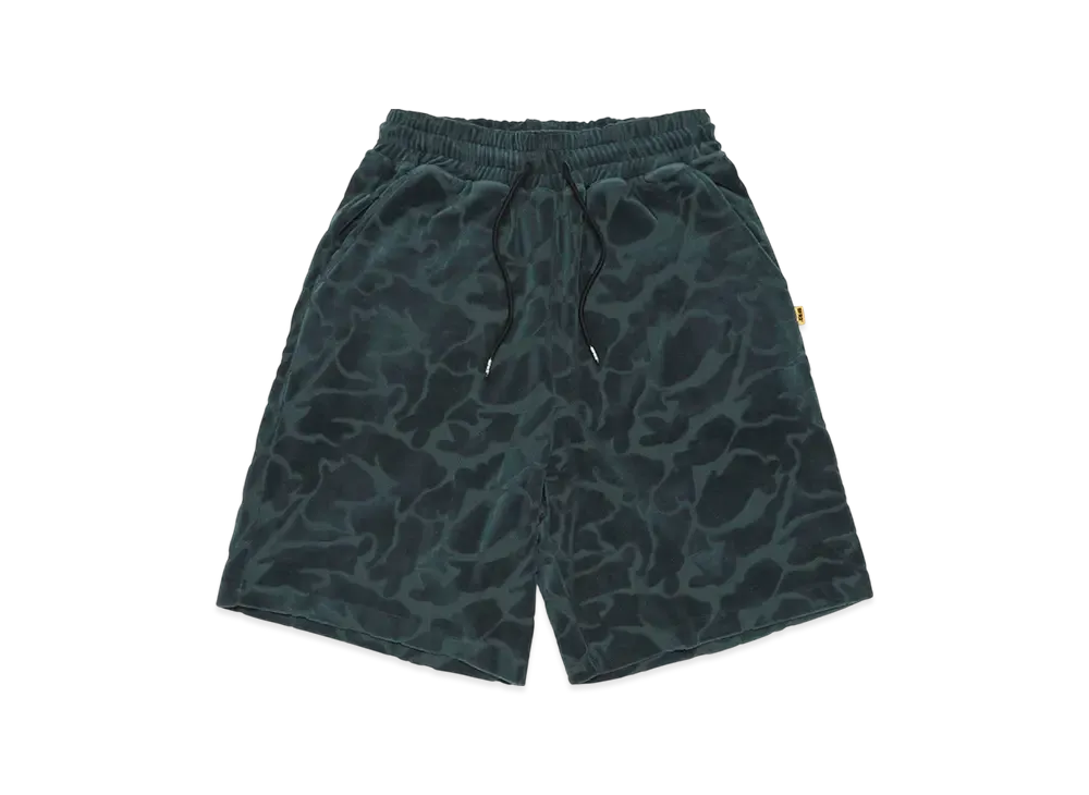 FR2 Pile Jacquard Rabbits Camo Short Pants "Green"