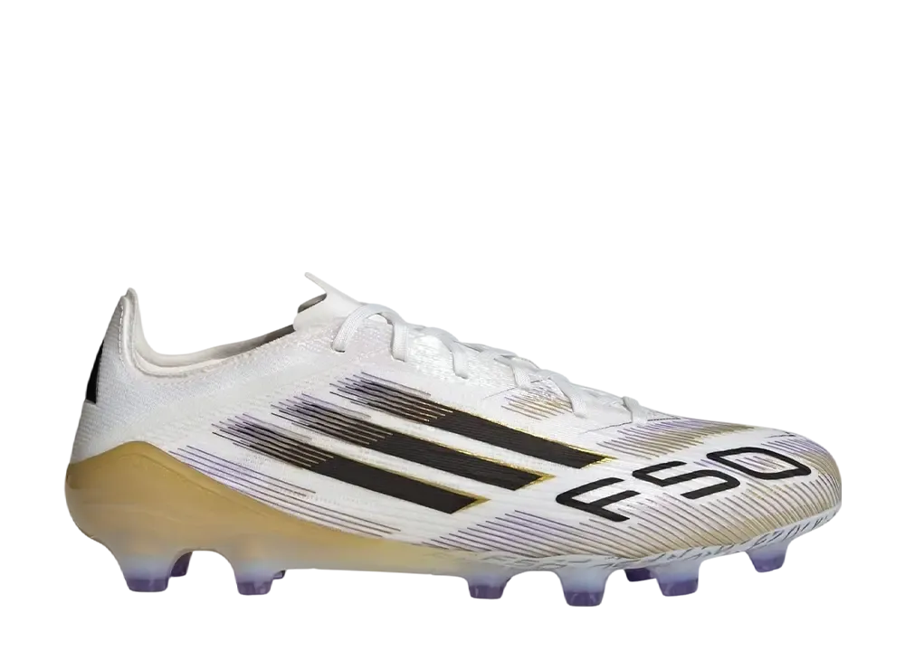 adidas F50 Pro HG "Cloud White/Core Black/Gold Metallic"