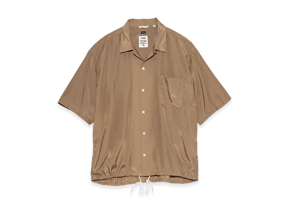 nanamica Open Collar S/S Shirt "Beige"