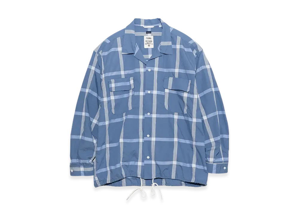 nanamica Palaka Check Shirt "Blue"
