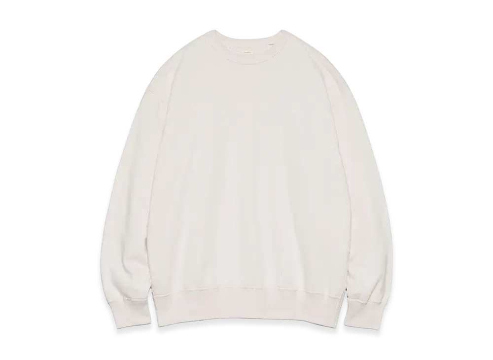 nanamica Reversible Crew Neck Sweat "GrayishPink"