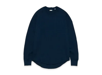 nanamica Crew Neck Thermal Sweat "Navy"