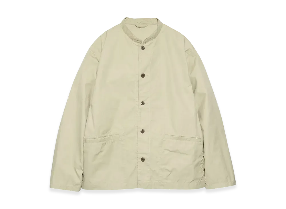 nanamica Band Collar Shirt Jacket "LightGreen"