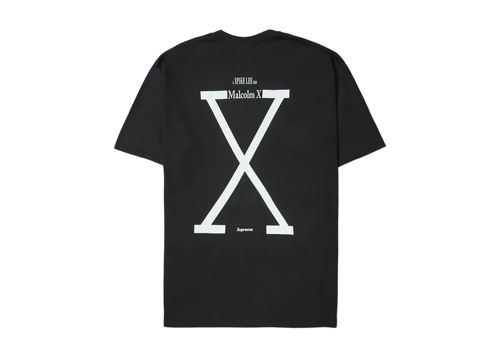 Supreme x 40 Acres Malcolm X Tee "Black"