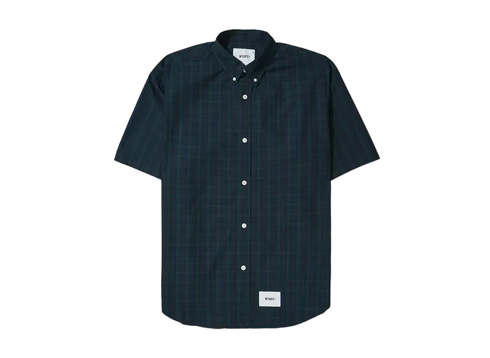 WTAPS Bd 04 / SS / Cotton. Broadcloth. Textile "Green"