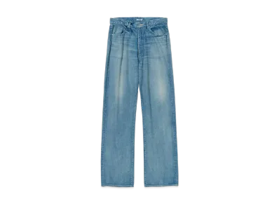 AURALEE Selvedge Faded Light Denim Pants "Light Indigo"