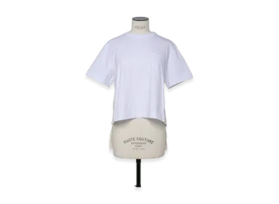 sacai Nylon Twill Mix Cotton Jersey T-Shirt "White"