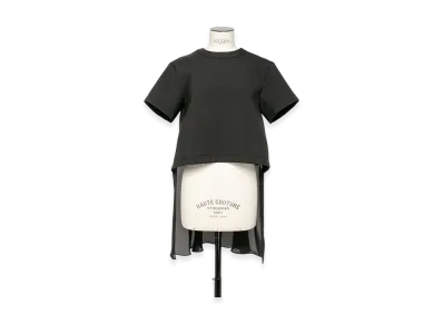 sacai Suiting Bonding Mix Pullover "Black"