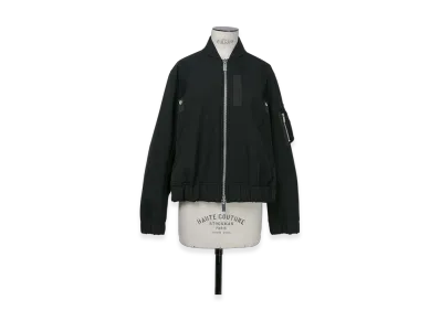 sacai Suiting Bonding Blouson "Black"