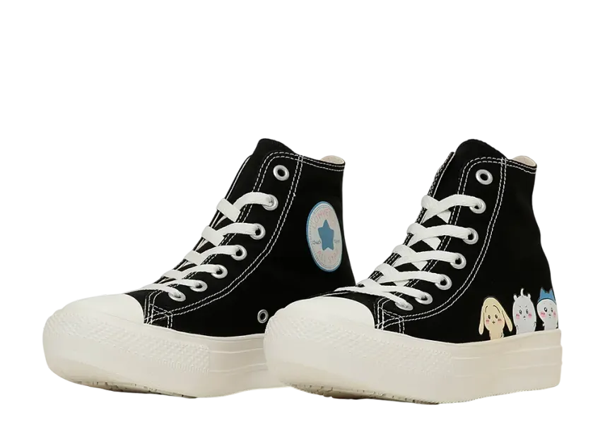 ちいかわ × コンバース ウィメンズ オールスター ライト PLTS PT ハイ "ブラック"