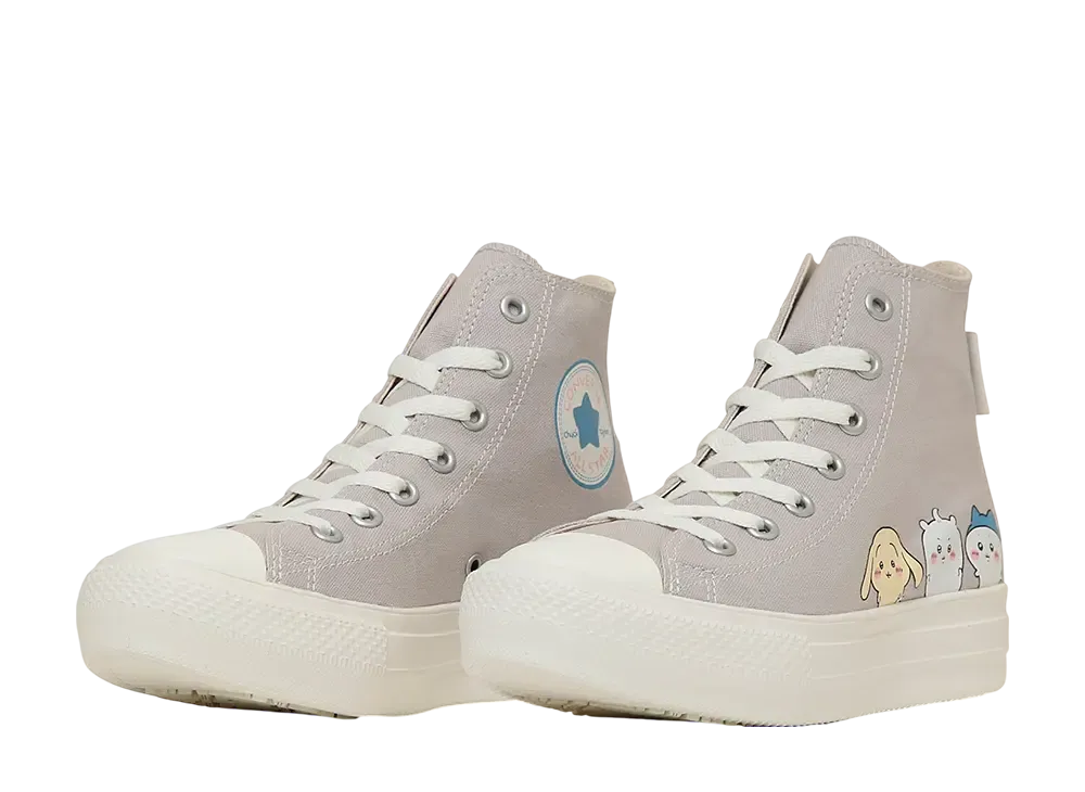 Chiikawa × Converse Women's All Star Light PLTS PT Hi "Light Grey"