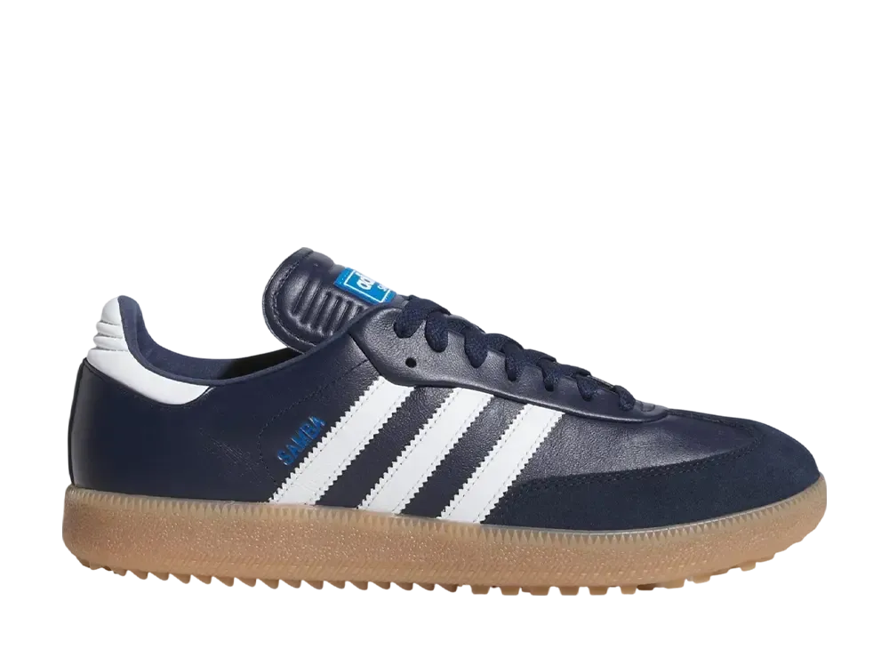 adidas Samba Golf Full Grain Leather "Night Indigo/Cloud White/Blue Bird"