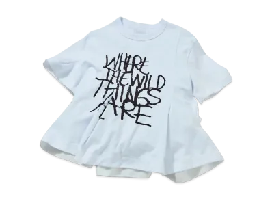 sacai WHERE THE WILD THINGS ARE Cotton Jersey T-Shirt "White"