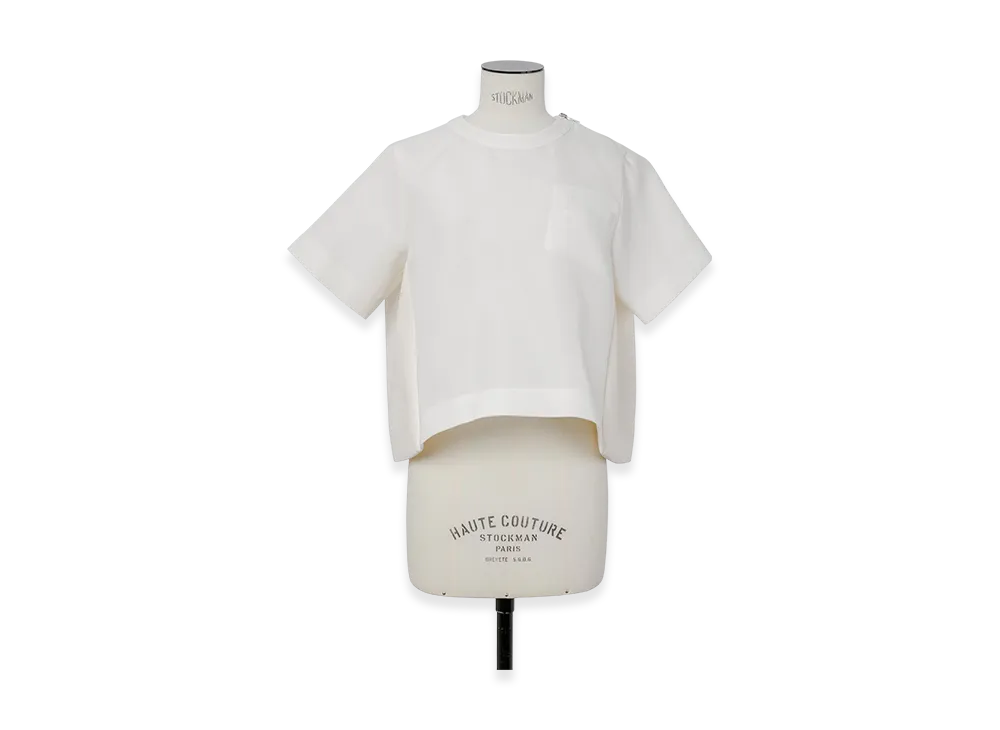 sacai Suiting Mix Pullover "Off White"